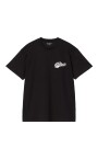 svart-bomull-logo-t-shirt