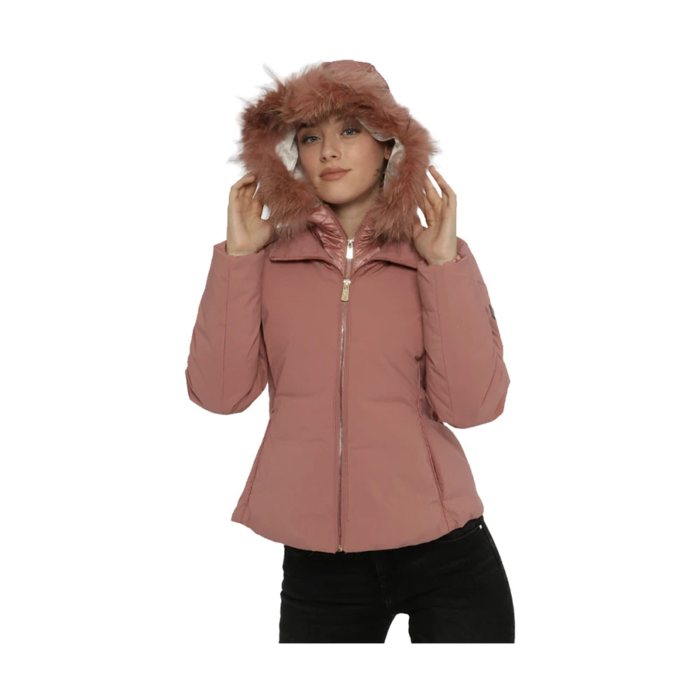 YES ZEE Kleding Jassen Pink Dames