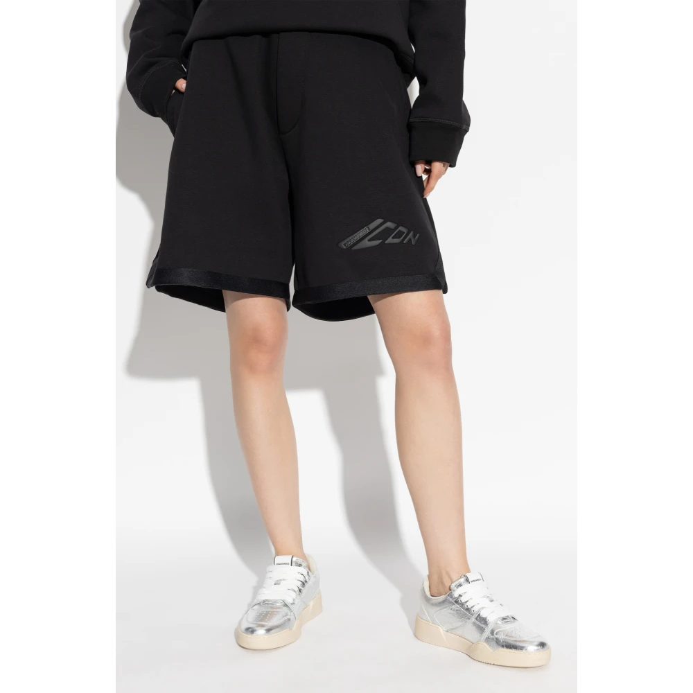 Dsquared2 Logo shorts Black Dames