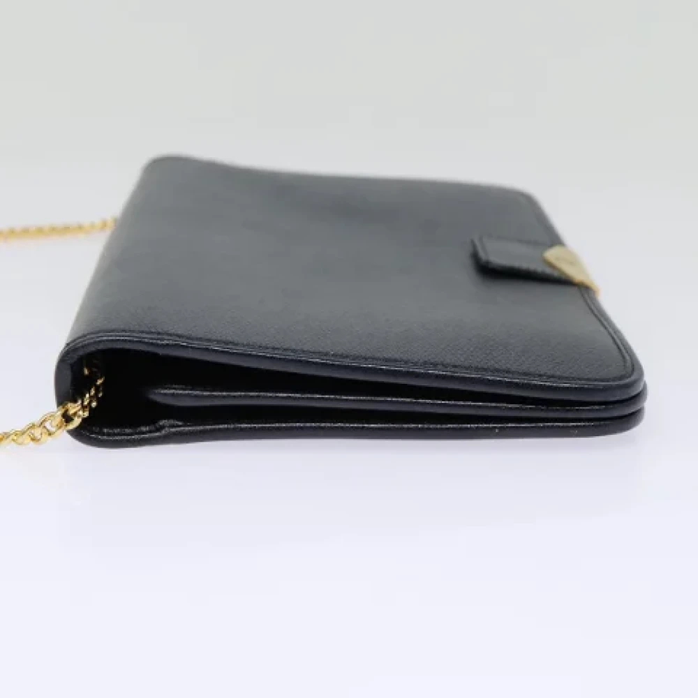 Dior Vintage Pre-owned Leather dior-bags Black Dames