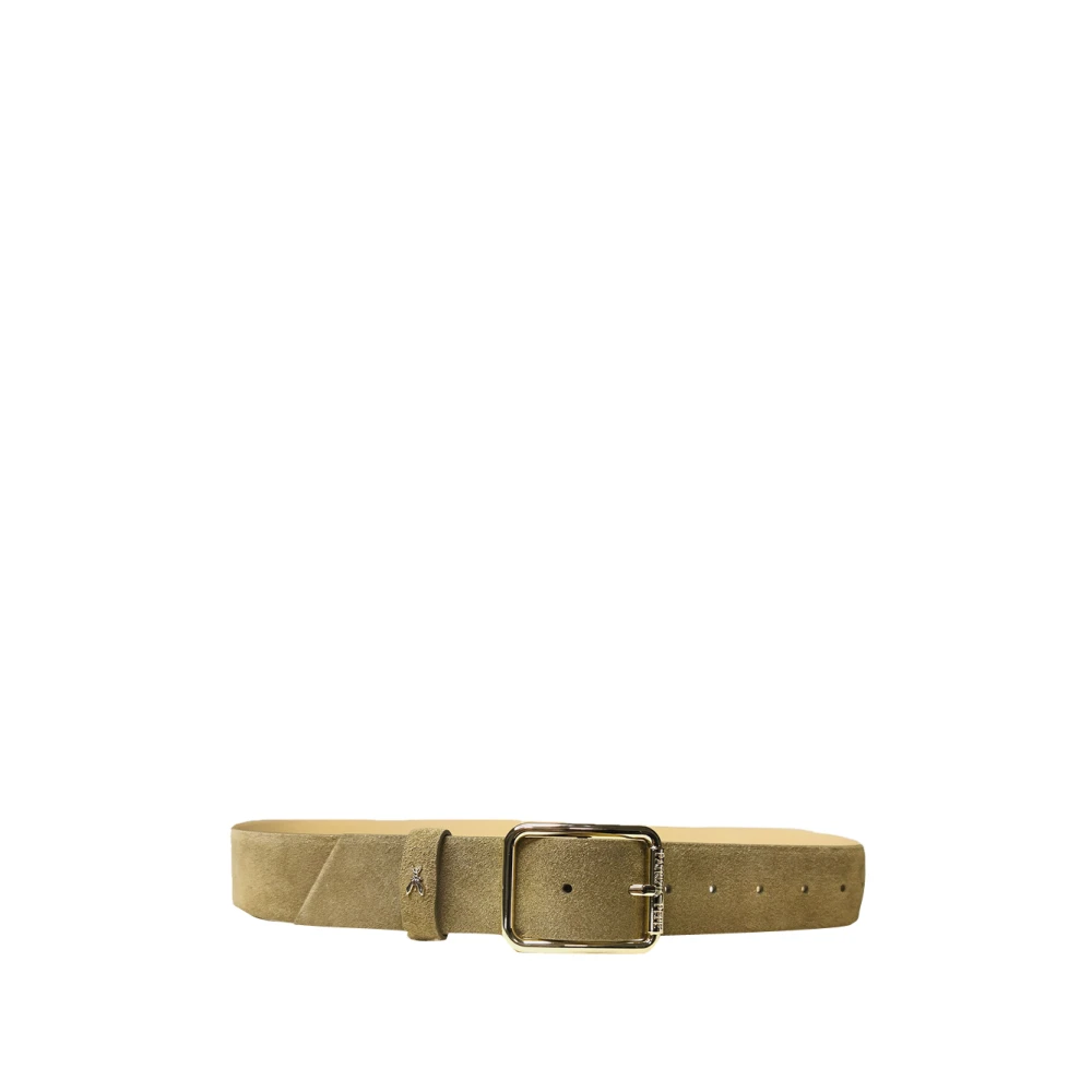 Patrizia Pepe Vrouw Groente Accessoires Dames, Groen, M, Leer, Suede Riem