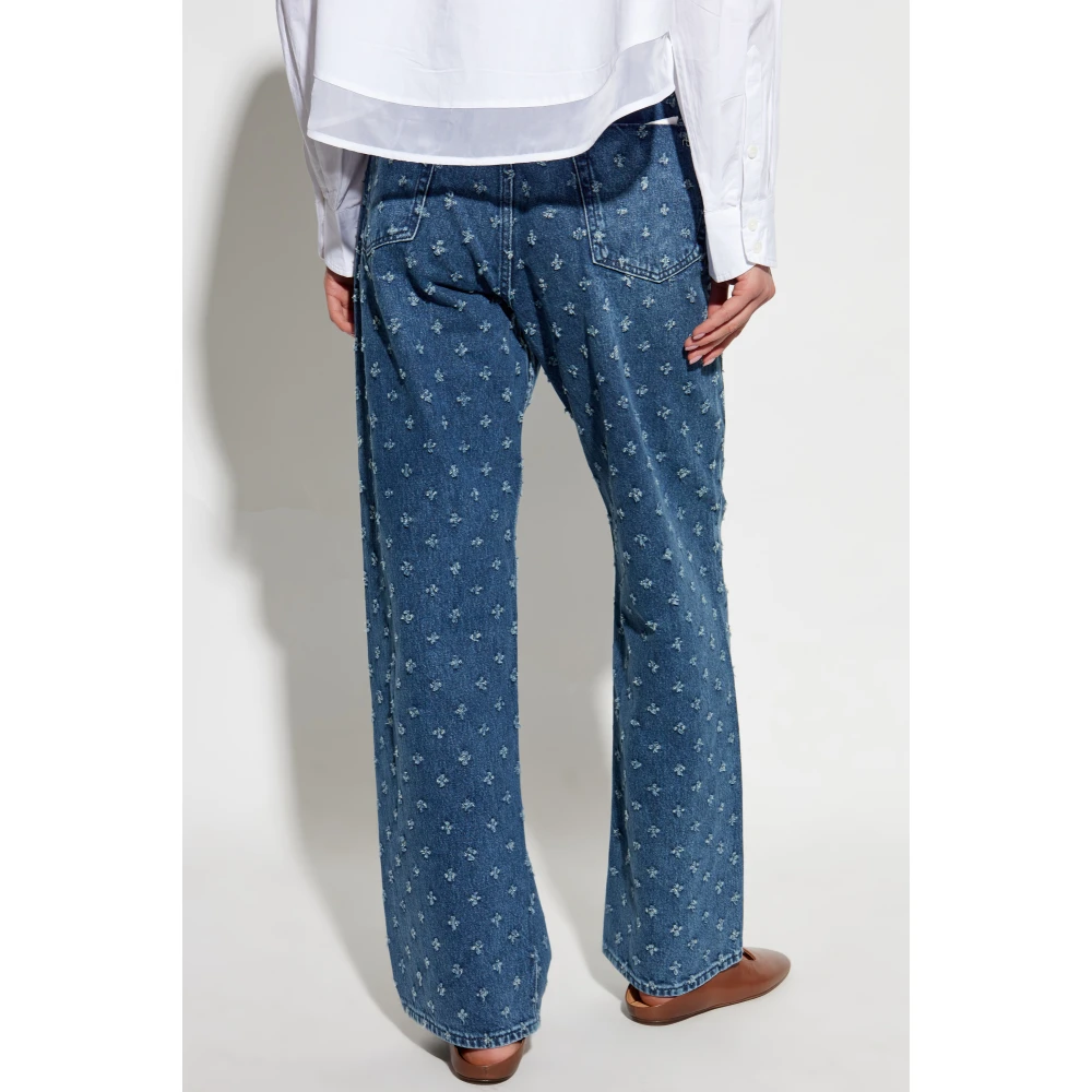 Rag & Bone Jeans The Shea Blue Dames