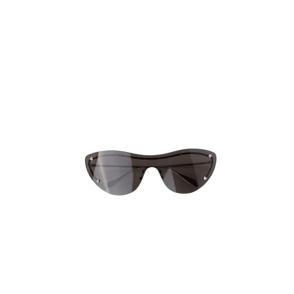 Alexander McQueen Pre-owned Metal sunglasses Black Dames