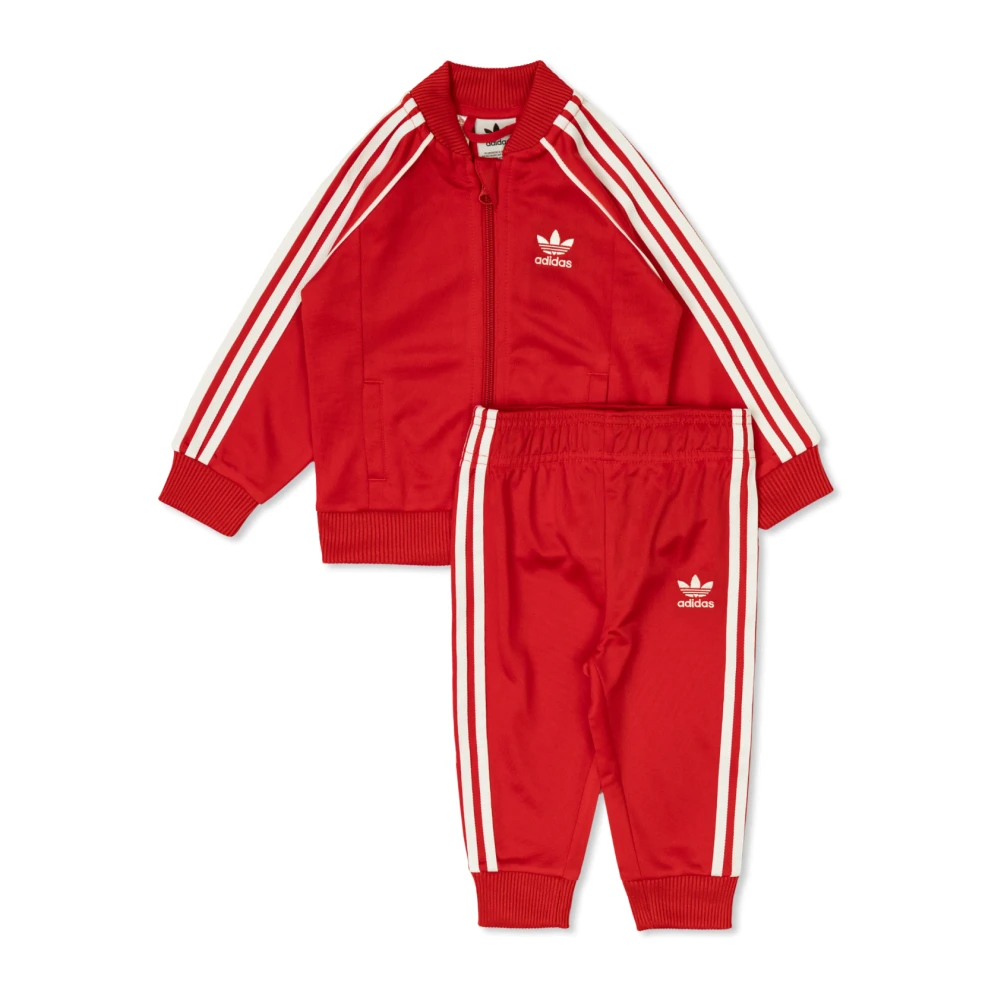 Adidas Set: Sweatshirt och Byxor Red, Unisex