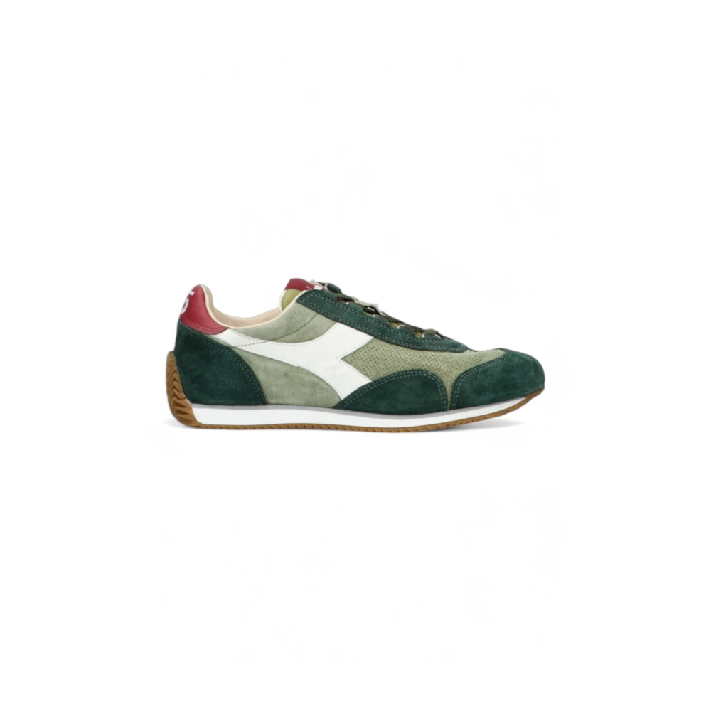 Diadora Vintage Suede Stone Wash Sneakers Heren Schoenen Groen