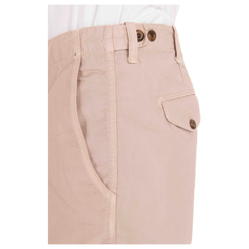Myths Roze Katoenen Bermuda Shorts Beige Heren