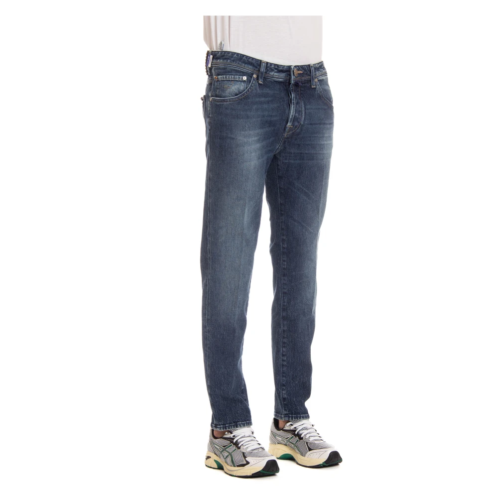Jacob Cohën Luxe Denim Jeans met Speciaal Label Blue Heren