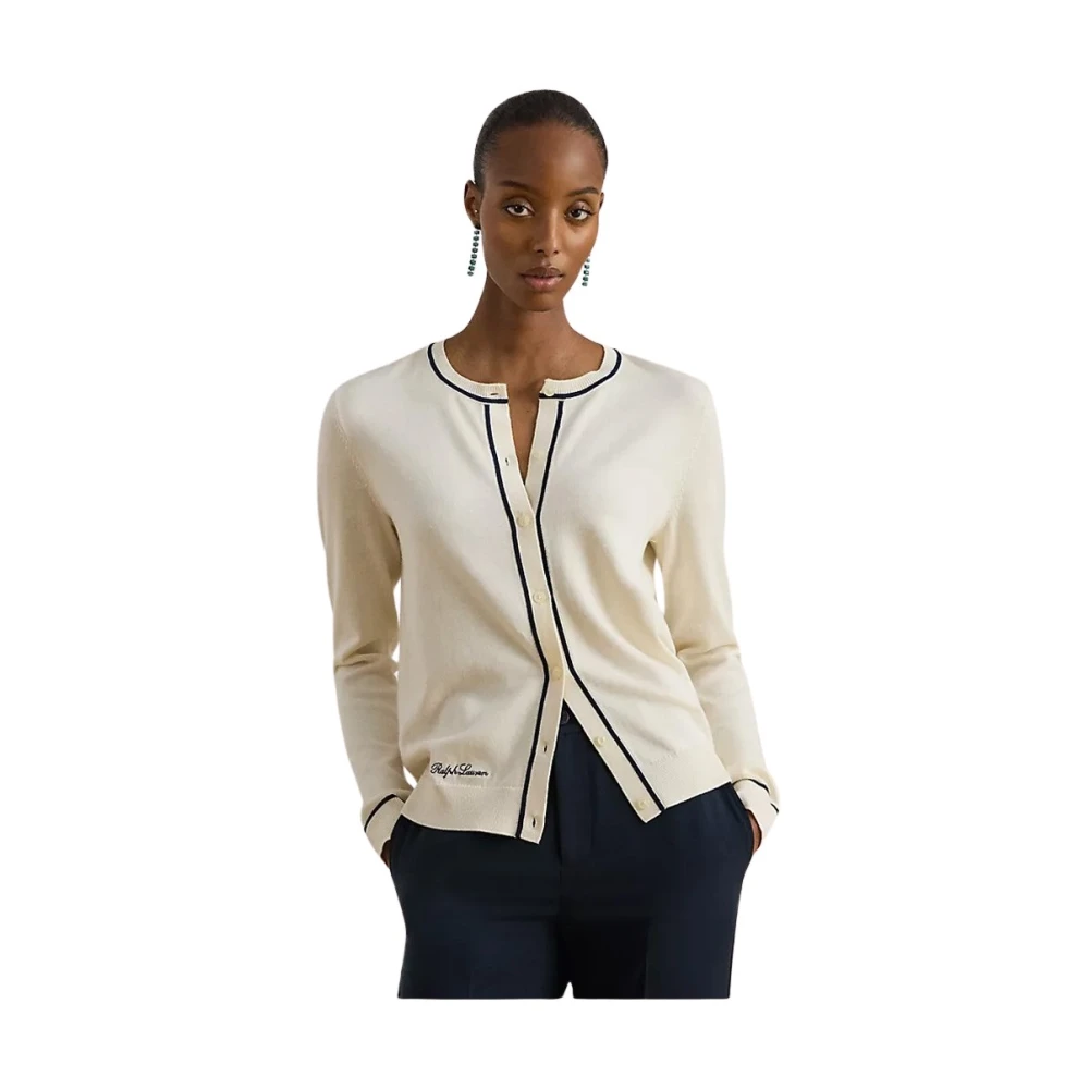 Ralph Lauren Beige Vesta Cardigan