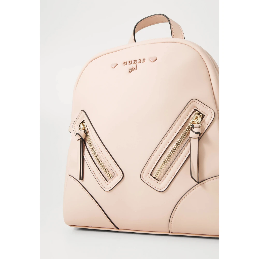 Guess Stijlvolle rugzak met logo print Pink Dames