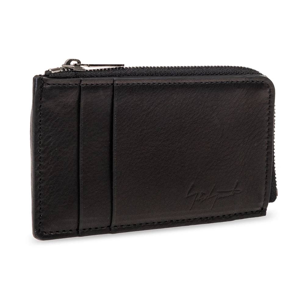 Yohji Yamamoto Kaarthouder met logo Black Unisex