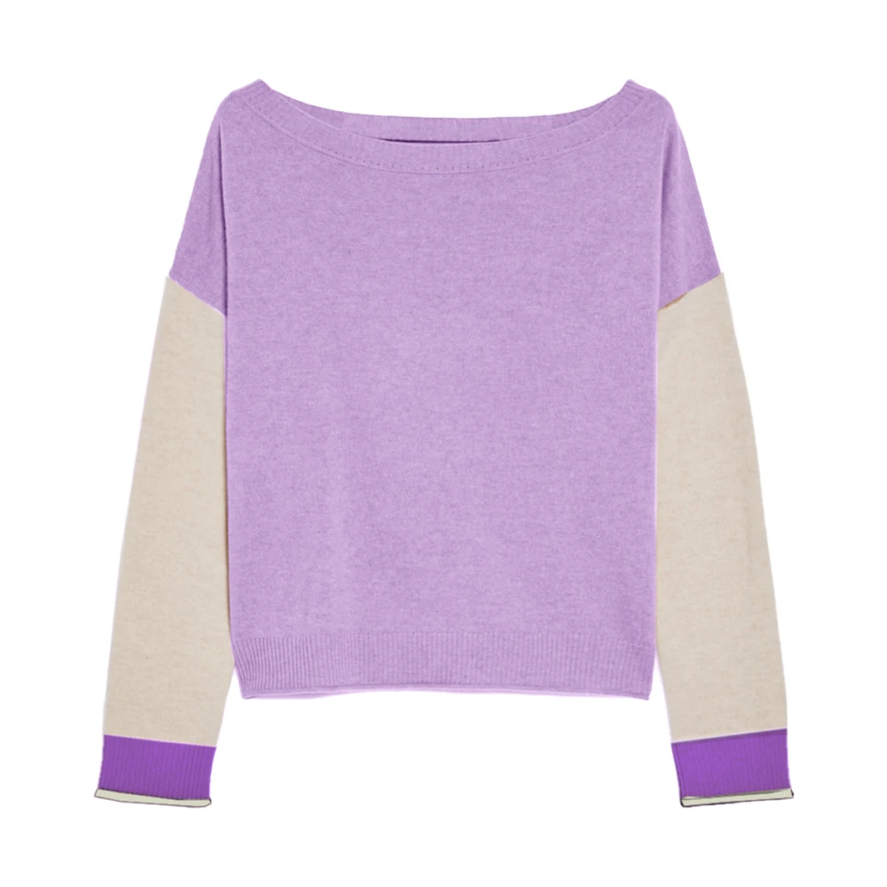 Pennyblack Wol en kasjmier trui Purple Dames