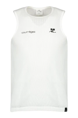 Printed Mesh Tank Top