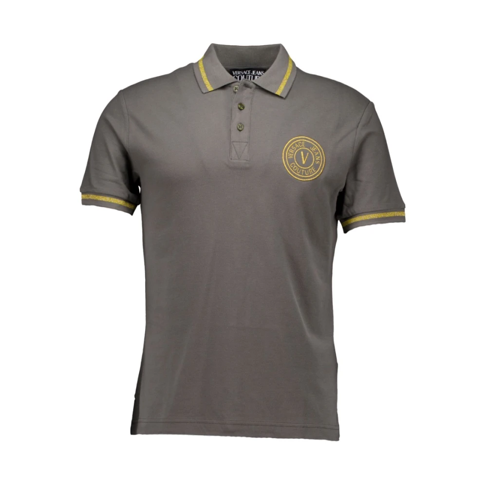 Versace Jeans Couture polos donkergroen Gray Heren