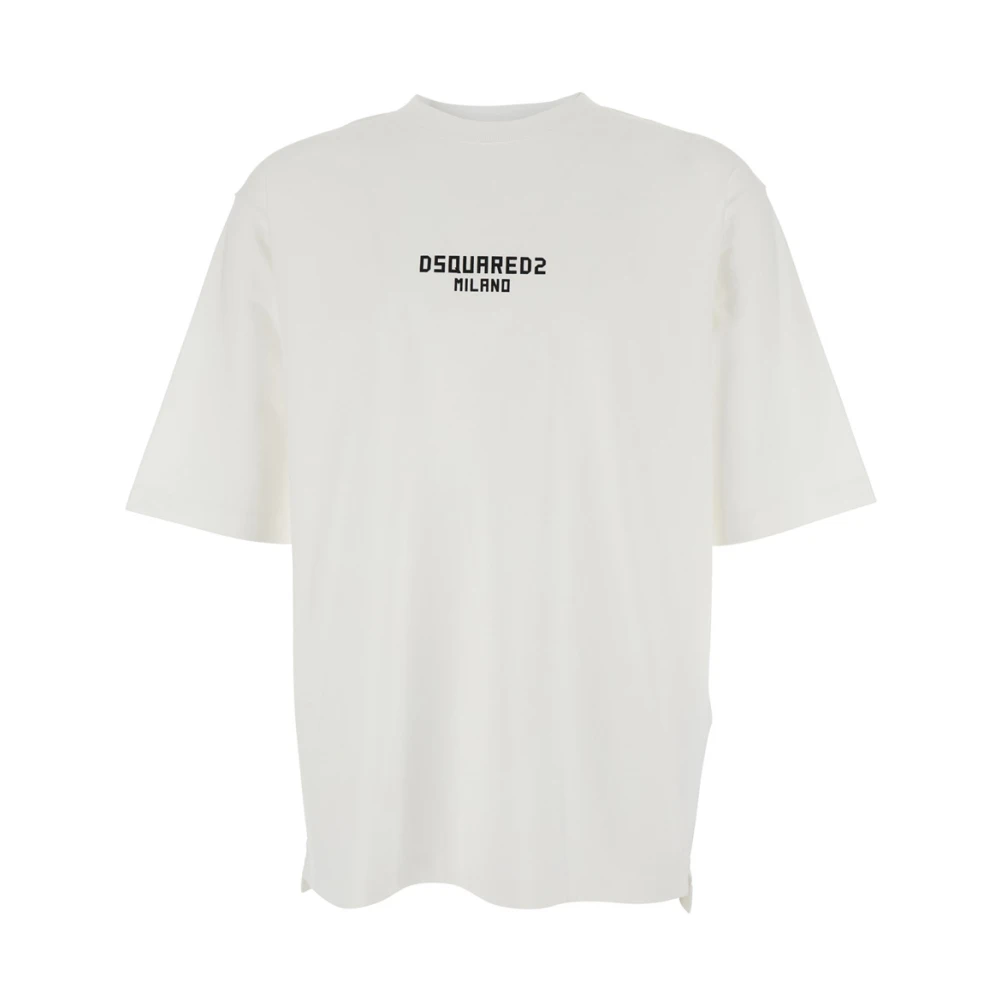 Dsquared2 Men's White Logo T-Shirt - T-Shirts - Xl - Tops