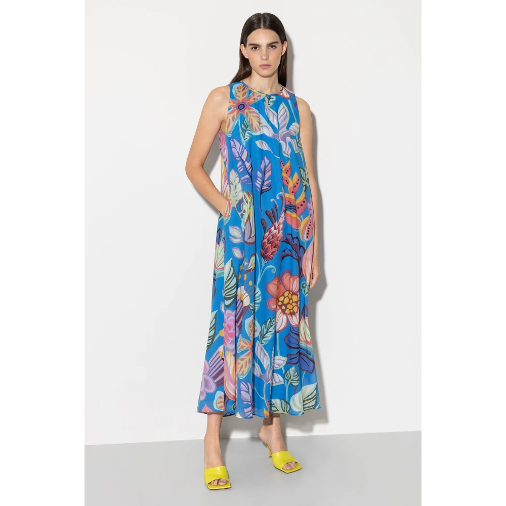 LUISA CERANO Maxi Dresses Multicolor Dames