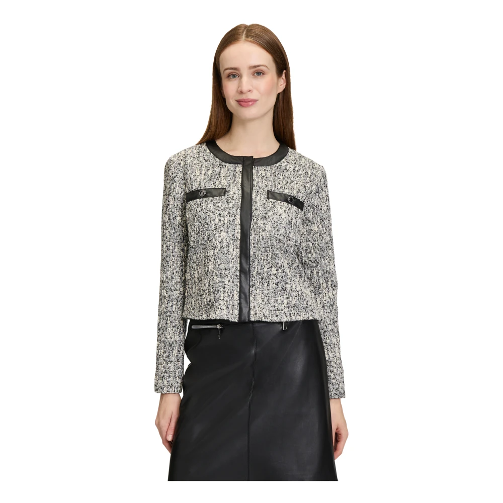 Betty Barclay Multicolor getailleerde blazerjas Black Dames