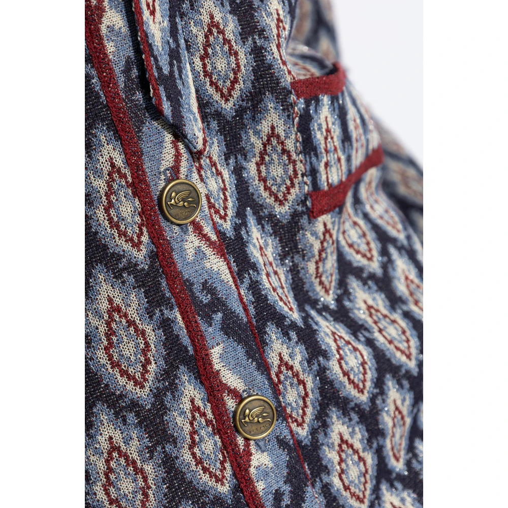 ETRO Gebreide vest met patroon Multicolor Dames