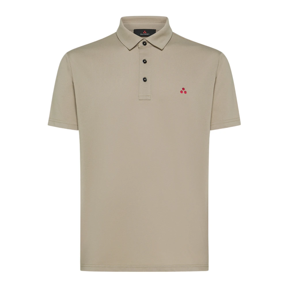 Peuterey Korte Mouw Polo Mezzola 02 Beige Heren