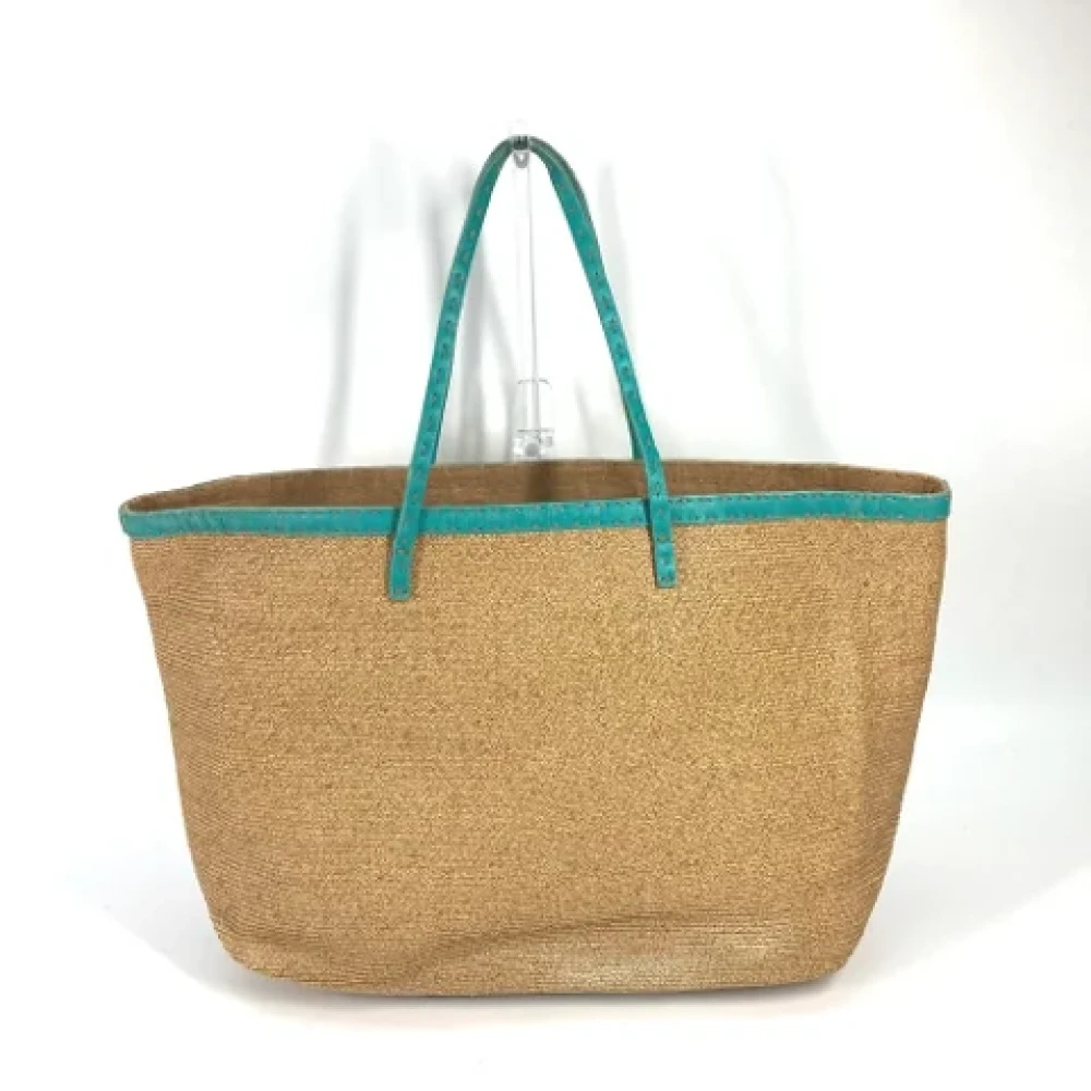 Fendi Vintage Pre-owned Fabric fendi-bags Beige Dames