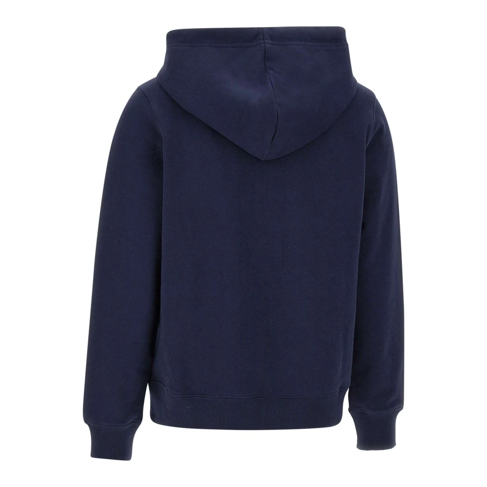 Sun68 Blauwe Katoenen Sweatshirt met Capuchon Blue Dames