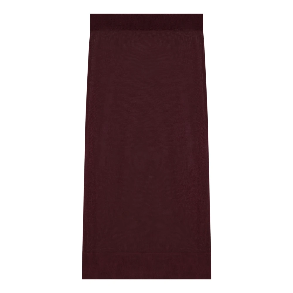 Saint Laurent Midi Rok Purple Dames