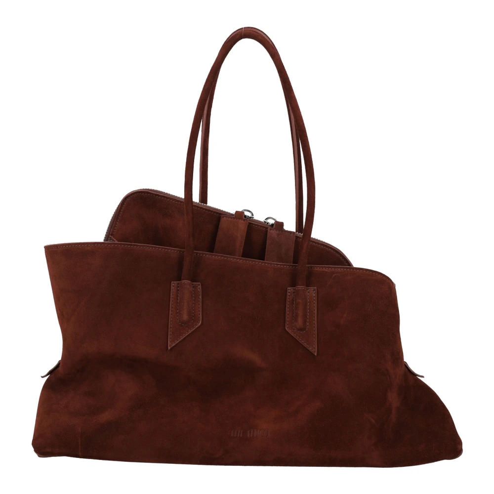 The Attico Brown Handbags, Female, One Size, La Passeggiata Medium
