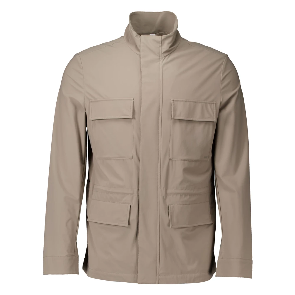Duno Taupe Obsidian Stijlvolle Jas Beige Heren