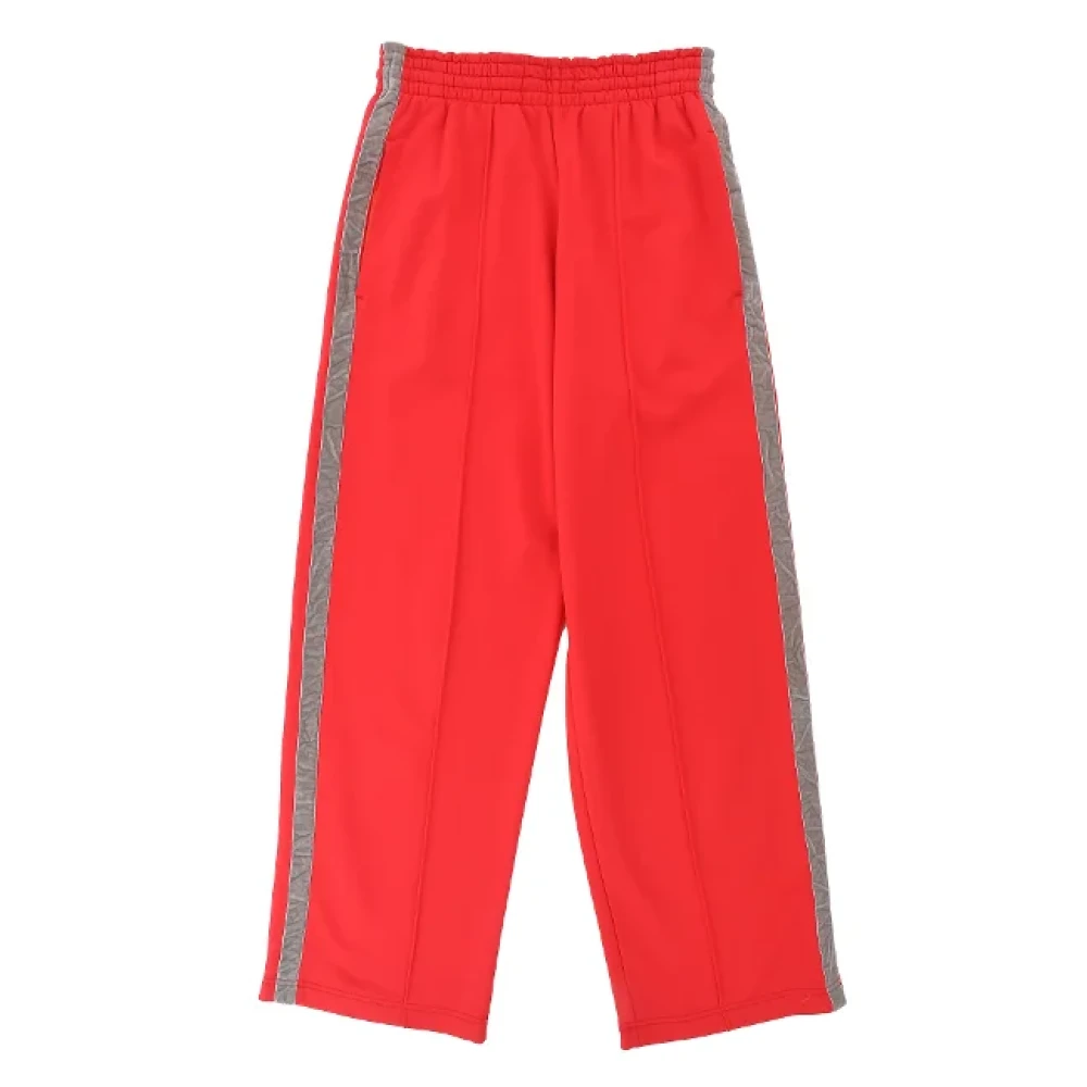 Acne Studios Pre-owned Cotton bottoms Red Dames