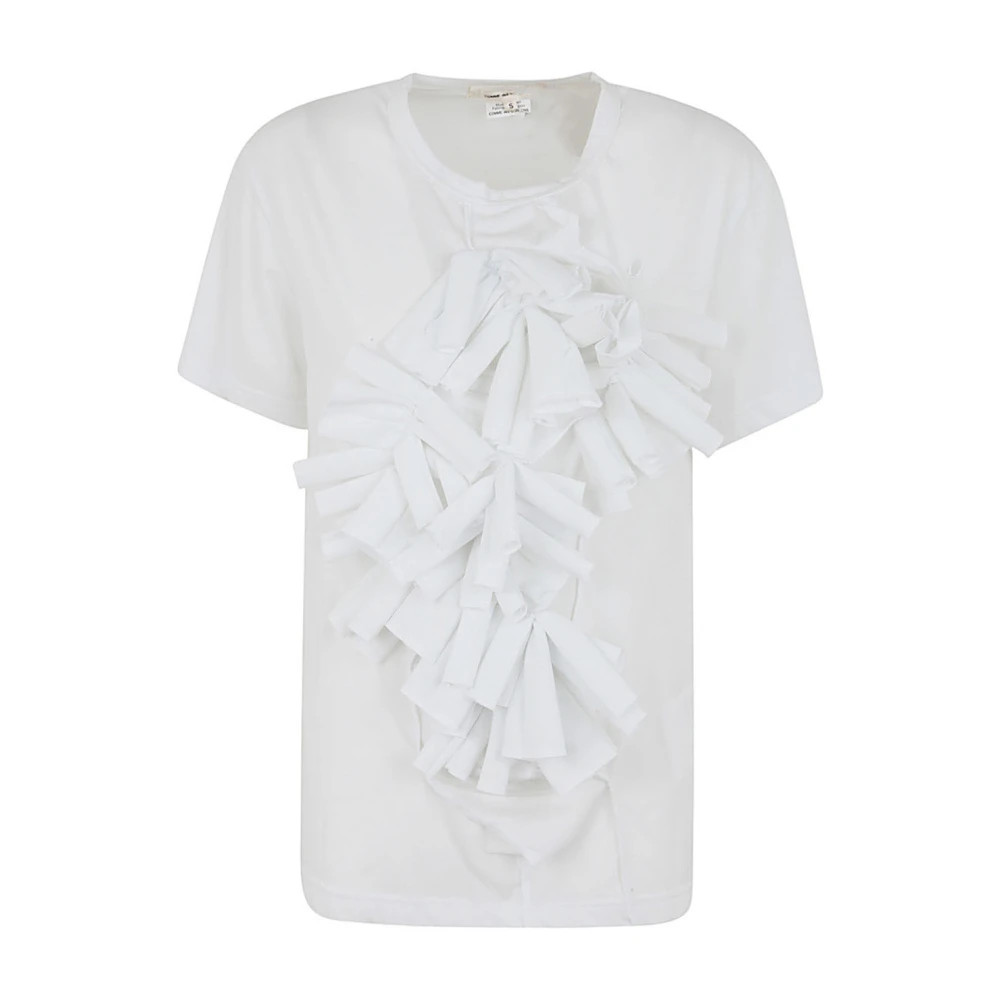 Comme des Garçons Wit Dames T-Shirt Modern en Elegant White Dames