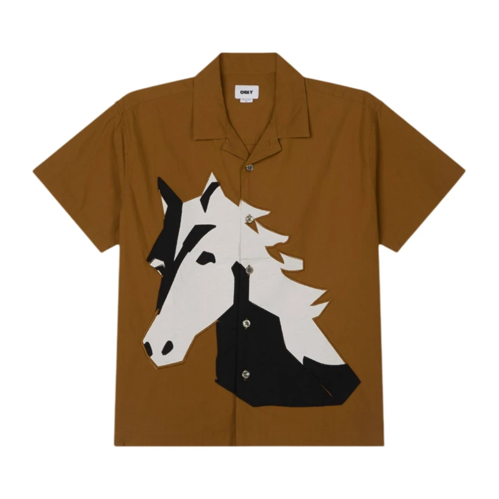 Shirts > Short Sleeve Shirts - - Obey - Modalova