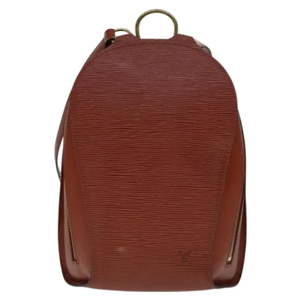 Louis Vuitton Vintage Pre-owned Leather backpacks Brown Dames