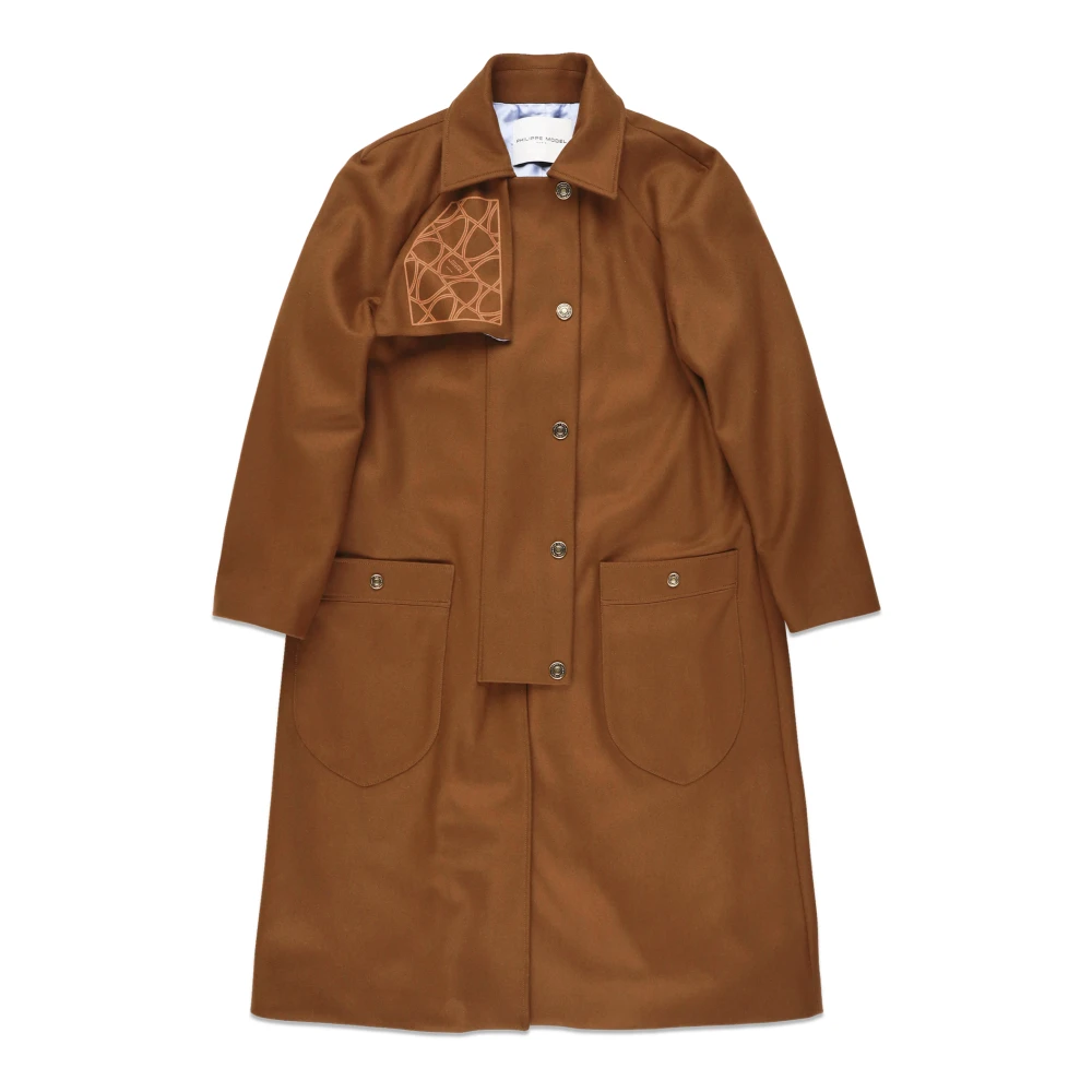 Coats > Single-Breasted Coats - - Philippe Model - Modalova