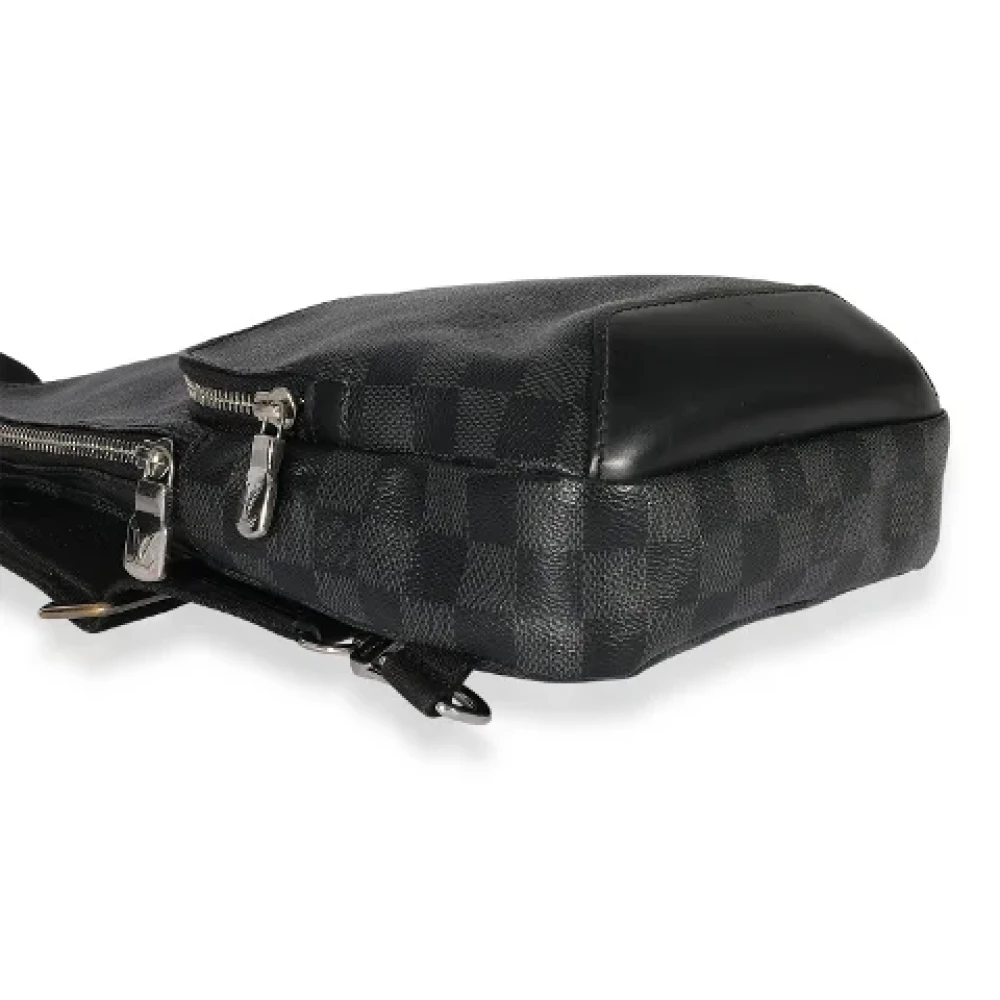 Louis Vuitton Vintage Pre-owned Fabric crossbody-bags Black Dames
