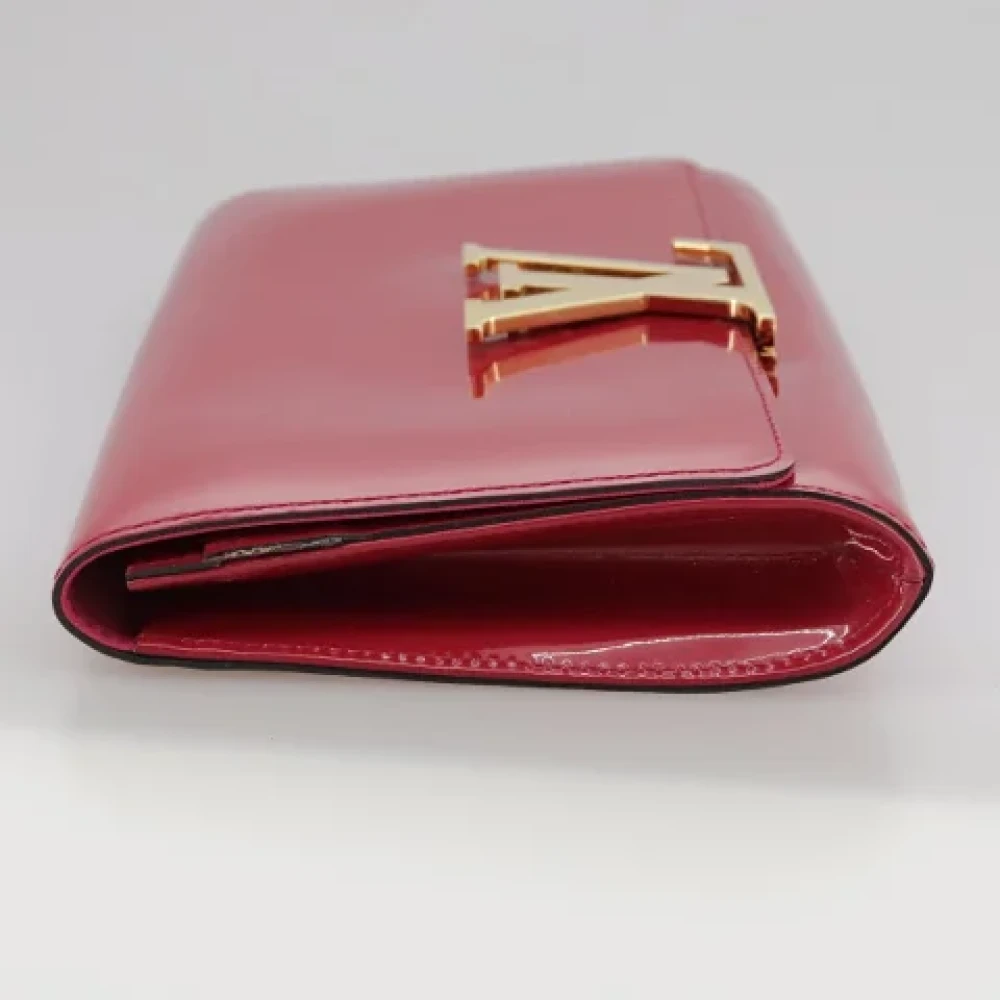 Louis Vuitton Vintage Pre-owned Leather clutches Red Dames