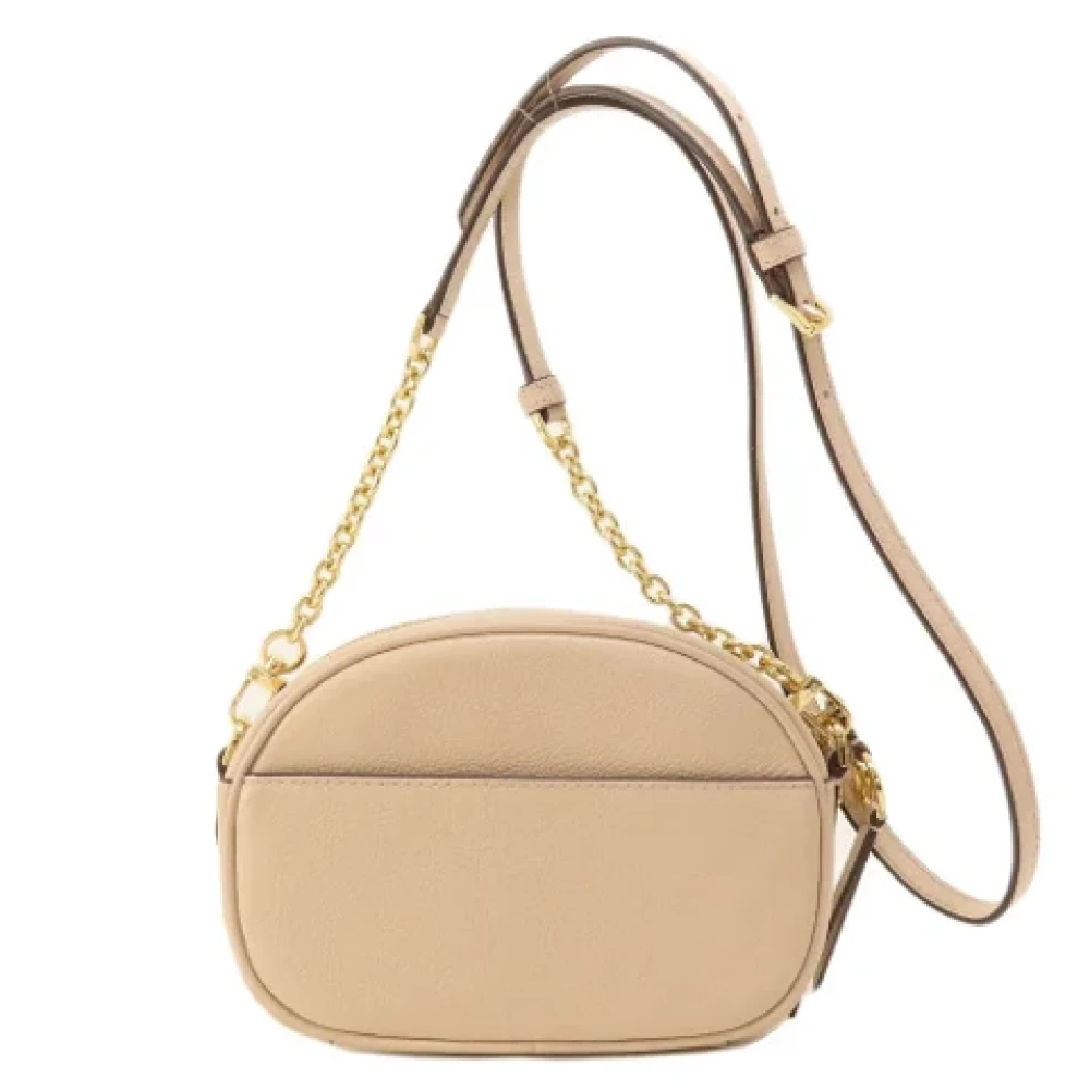 Michael Kors Pre-owned Leather shoulder-bags Beige Dames
