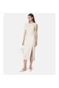 robe-midi-avec-drape-et-fente-laterale