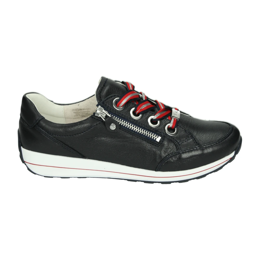 ara Blauwe Lage Sportieve Damesschoenen Dames Schoenen