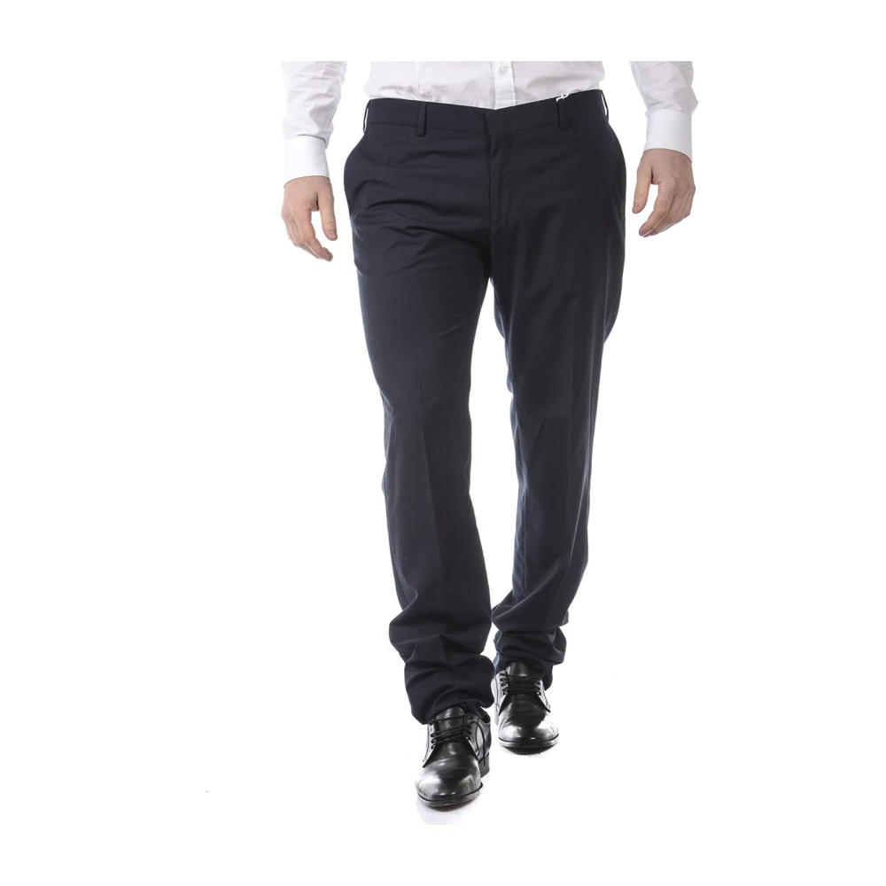 Daniele Alessandrini Blue Suit Trousers - Male - Suit Trousers - 3XL - Trousers