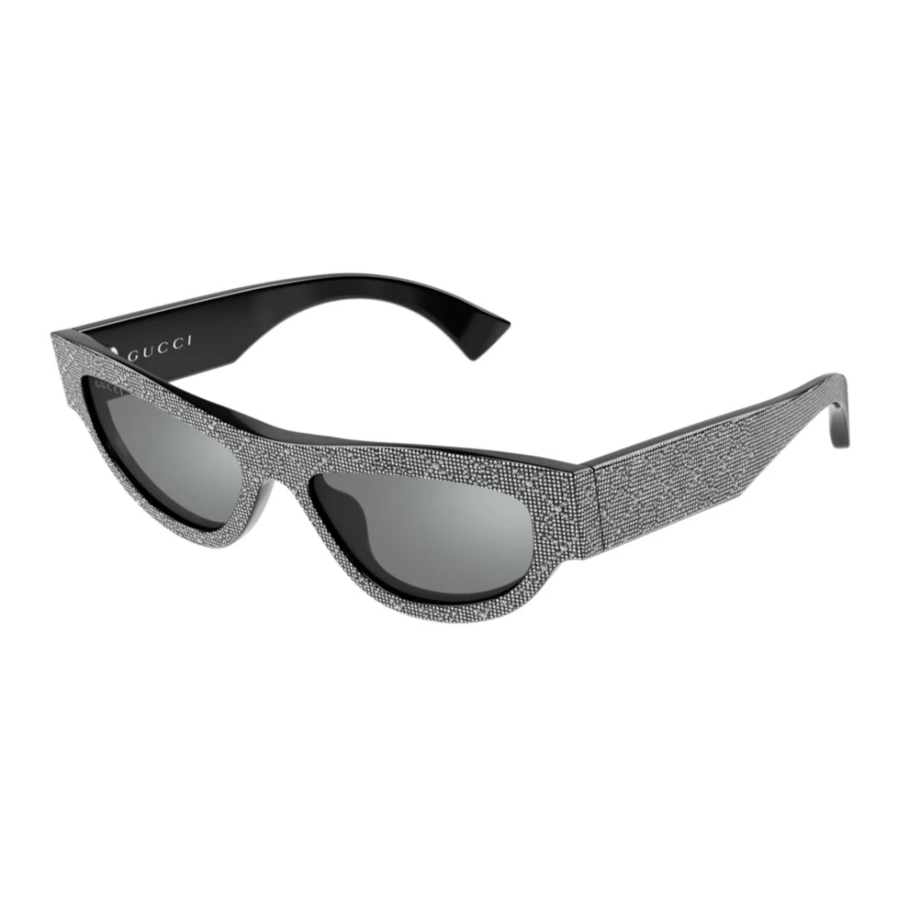 Gucci Unisex Gray Cat Eye Sunglasses