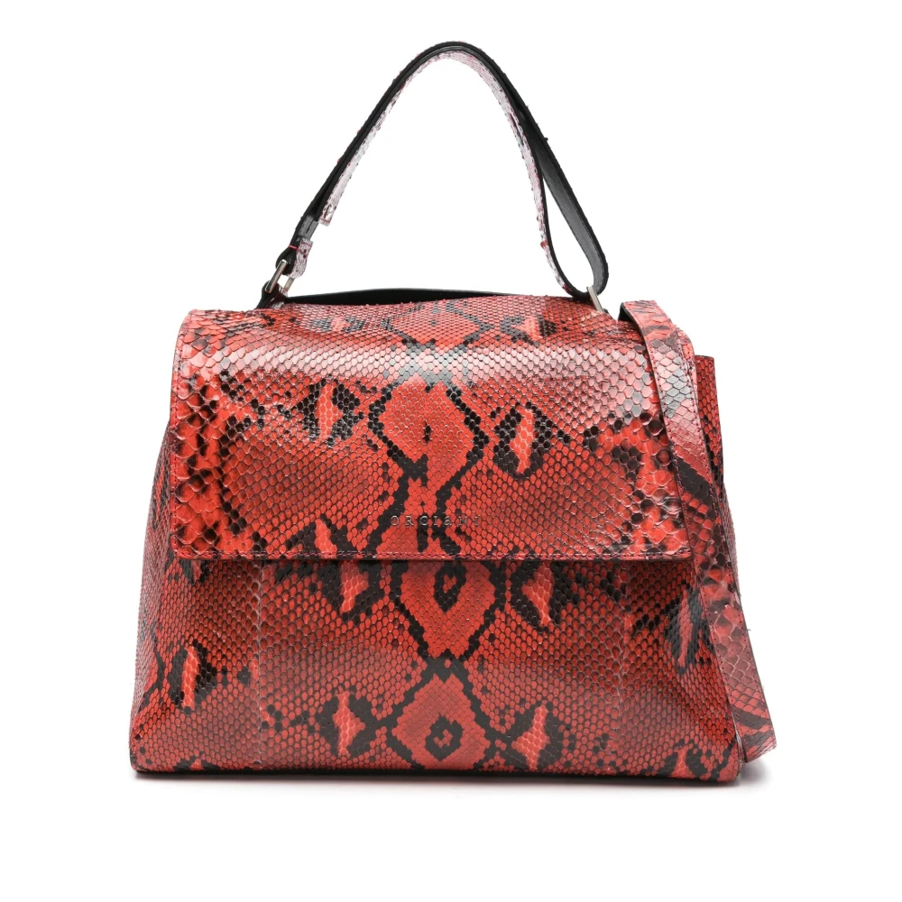 Orciani Mujer Bolso Tote Mediano Sveva Con Efecto Phyton