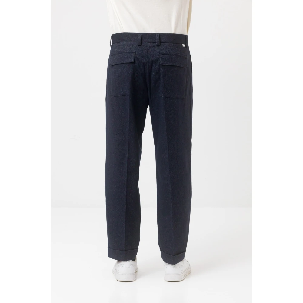 Paolo Pecora Denim Regular Fit Maatwerk Broek Blue Heren