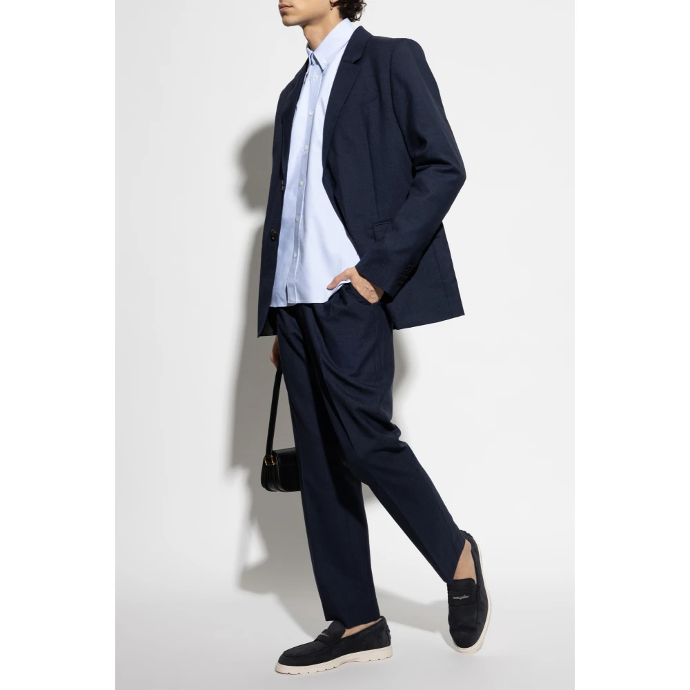 Ami Paris Wollen blazer Blue Heren