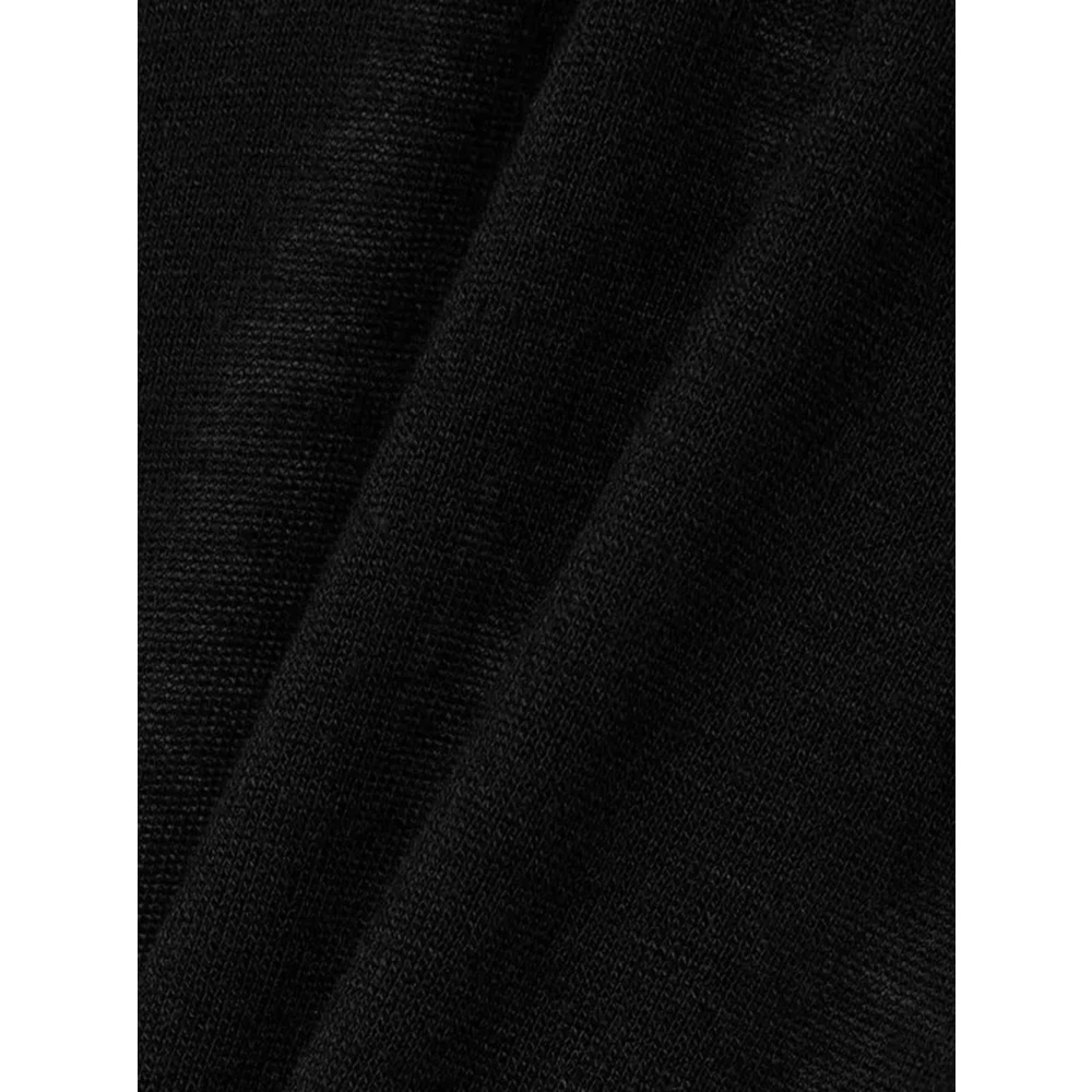 Saint Laurent Elegante Viscose Jurk Black Dames