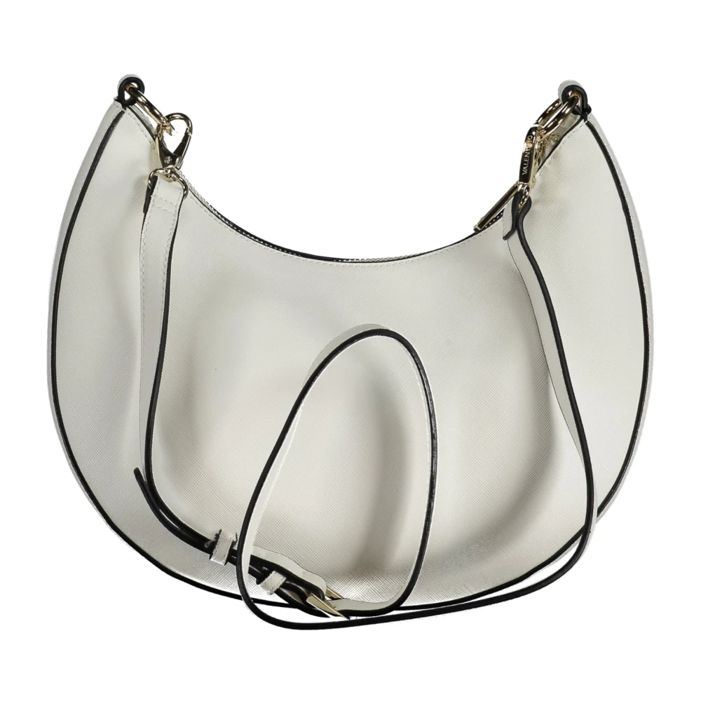 Valentino by Mario Valentino Witte Schoudertas met Afneembare Ketting White Dames