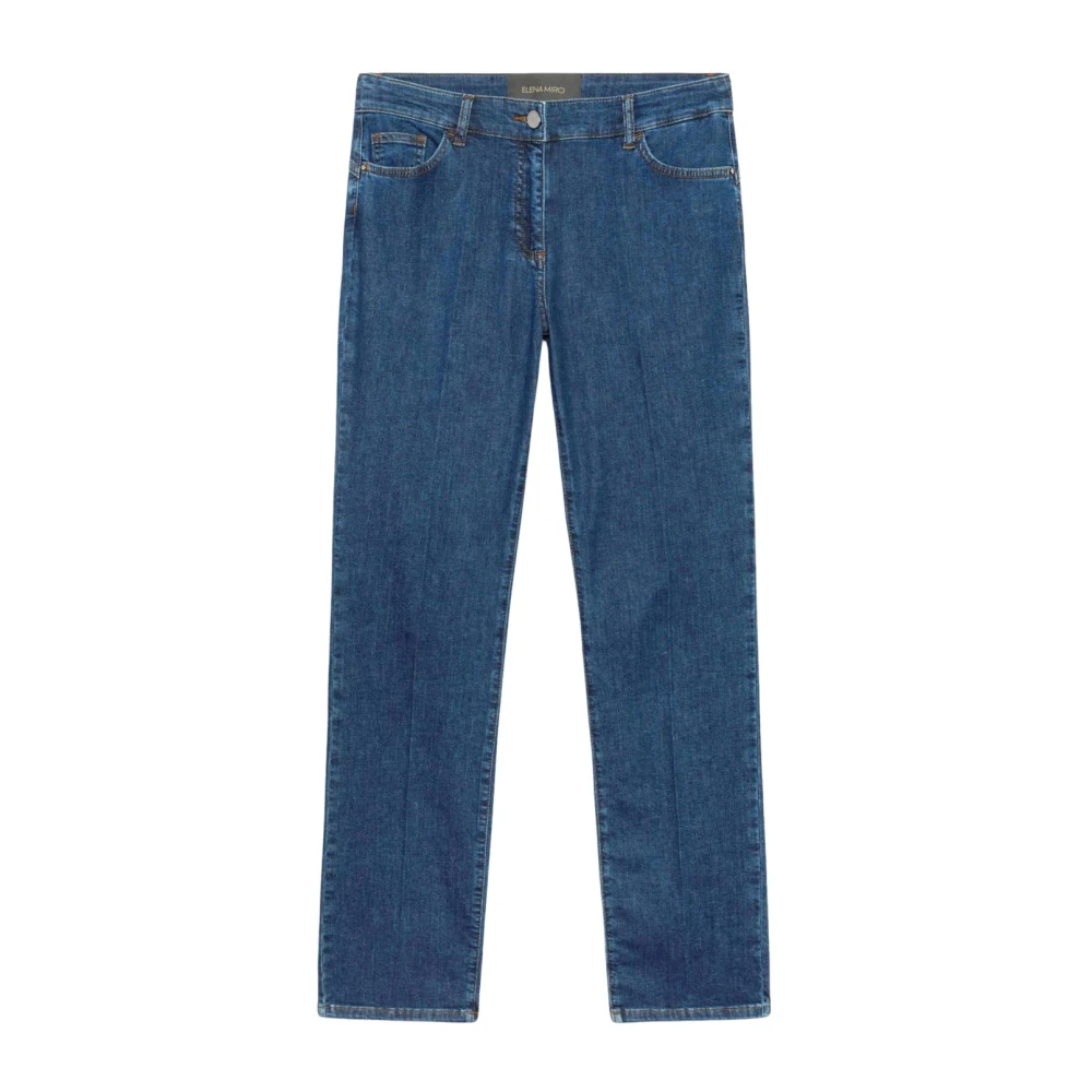 Elena Mirò Stijlvolle Denim Jeans Blue Dames