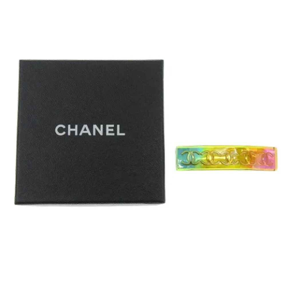 Chanel Vintage Pre-owned Plastic hair-accessories Multicolor Dames