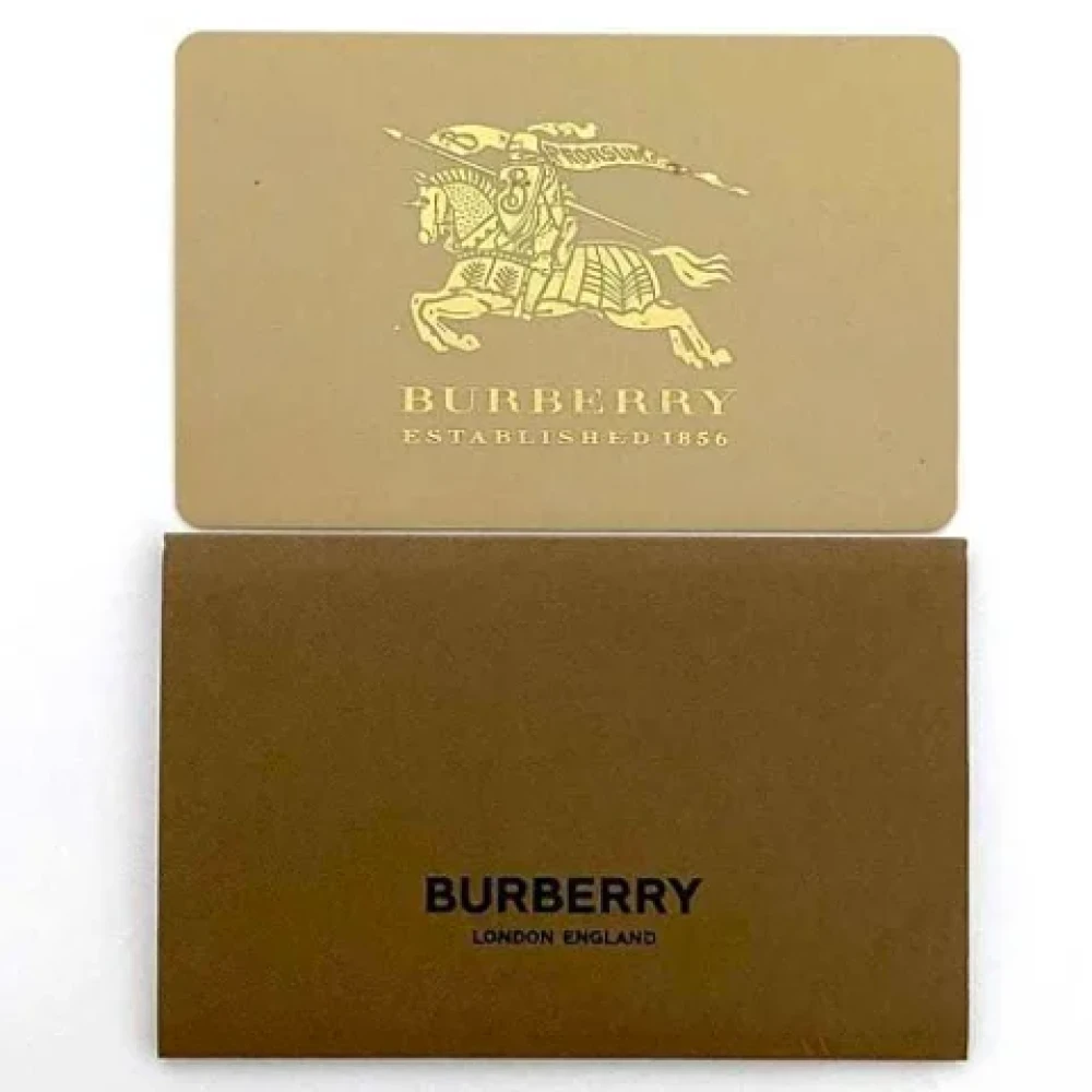 Burberry Vintage Pre-owned Leather wallets Beige Dames