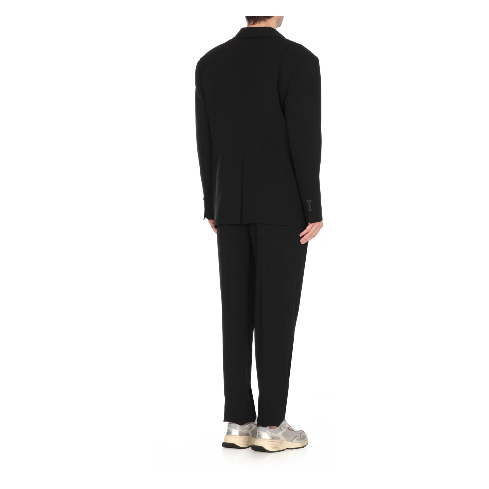 Dsquared2 Zwart Tweedelig Pak Black Heren
