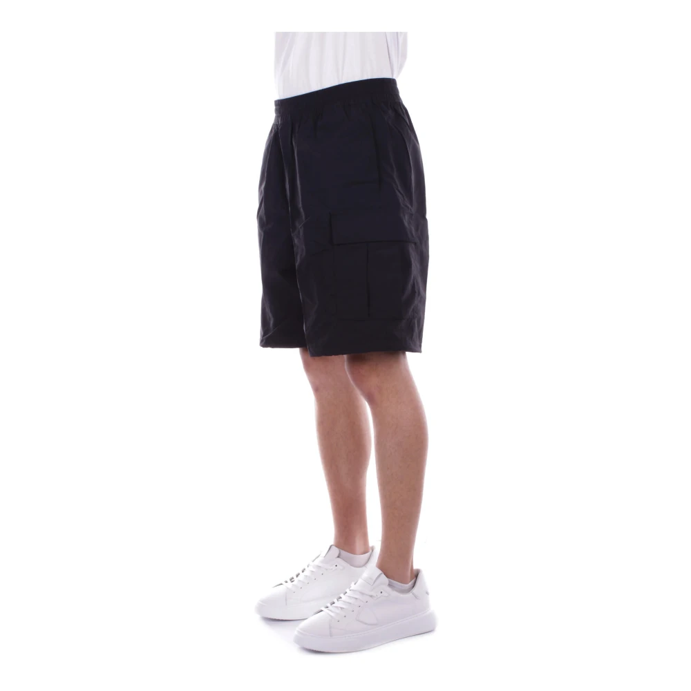 Carhartt WIP Zwarte Shorts met Logo Black Heren
