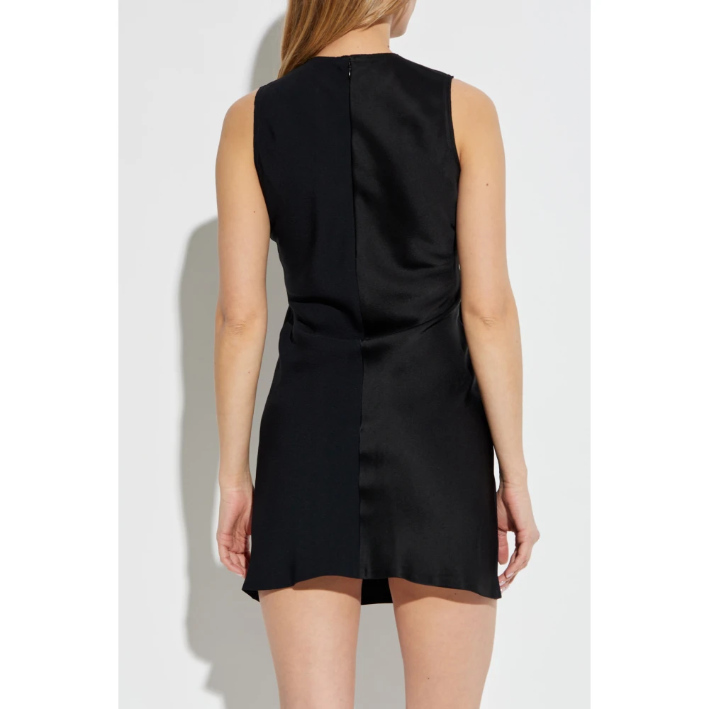 Ami Paris Mouwloze jurk Black Dames